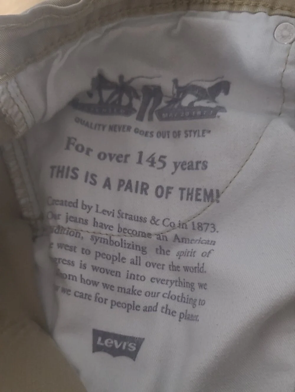 Levis levi straight